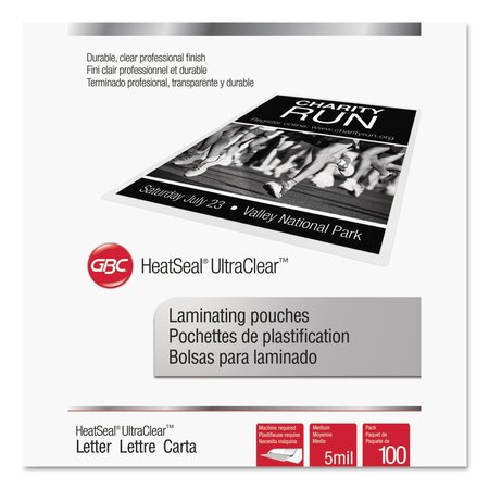 SWINGLINE GBC Laminating Pouches, 5 mil, 9x11.5, PK100 3200654